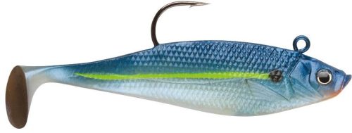 Storm WildEye Swim Shad 11cm 25g 4" 7/16oz Fishing Lure Blue Steel Shad 3db (WSS04BSTD)