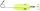 Mad Cat Madcat A-Static Inline Spoon 3/0 125g Sinking Yellow UV villantó (SVS66120)