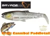 Savage Gear Craft Cannibal Paddletail  8.5Cm 7G   Gumihal Green Silver (71805)