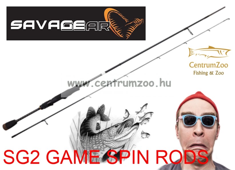 Savage Gear, SG2 Power Game Rod, Moderate Fast, 50-110G/XH