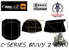 Prologic C-Series Bivvy 2 Man & Overwrap  sátor és ponyva 305x300x155cm (SVS72789)