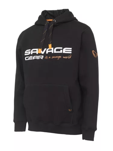 Savage Gear Cosmo Hoodie Black Ink pulóver LARGE (SVS73699)