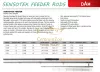 D.A.M Sensotek 10' 3,00m 80g Medium 3+3s feeder bot (75848)