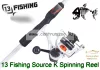 13Fishing Source K 2000 5,1:1 Spin  Reel 4+1Cs (Sork2000) Pergető Orsó