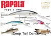 Rapala TDD11 Deep Tail Dancer wobbler 11cm 22g -  OCW színben
