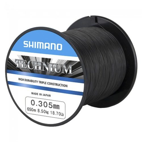 Shimano Technium Prémium bojlis zsinór 0,255mm 6,1kg 5000m (TEC25BLK5000)