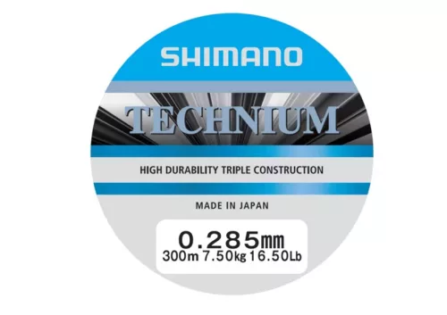 Shimano Line Technium A Mono 300m 0.285mm 7.5kg Grey monofil zsinór (TEC30028A) 