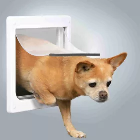 Trixie 2-Way Dog Flap XS-S funkciós ajtó FEHÉR (TRX3877)