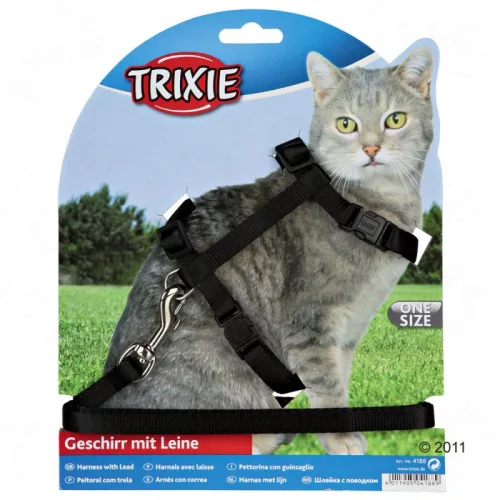 Trixie 4188  Cicahám + Póráz több színben (TRX4188)