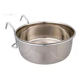   Trixi fém etető, itató tál 14,5 cm Átmérő 900 ml Akasztós (Trx5496 )