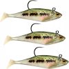 Storm WildEye Swim Shad  8cm 10g 3" 1-/4oz Fishing Lure Baby Bass 3db (WSS03BB)