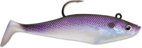 Storm WildEye Swim Shad 11cm 25g 4" 7/16oz Fishing Lure Purple Shad 3db (WSS04PSD)