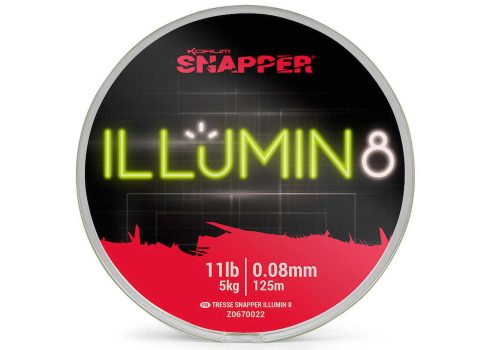 Korum Snapper Illumin 8 Braid - 0.08mm 11Lb 5kg 125m fonott szinór (Z0670022)