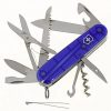 Victorinox Huntsman Transparent Blue 15Func zsebkés svájci bicska  1.3713.T2