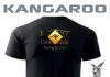 Kangaroo Black T-Shirt - Kengurus Póló Large Méretben (Step2022L)