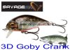 Savage Gear 3D Goby Crank Sr 5Cm 6,5G Floating Uv Red And Black (71730)