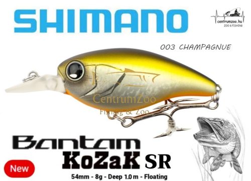Shimano Bantam Kozak Sr Spin 54Mm  8G - 003 Champagnue (59Vzp205T02)