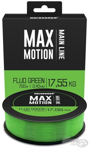 Haldorádó MAX MOTION Fluo Green 700m 0,40mm 17,55kg monofil zsinór