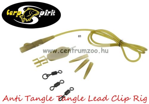 Carp Spirit Anti Tangle Lead Clip Rig Camo Szett - 3Db Szett (Acs010226)