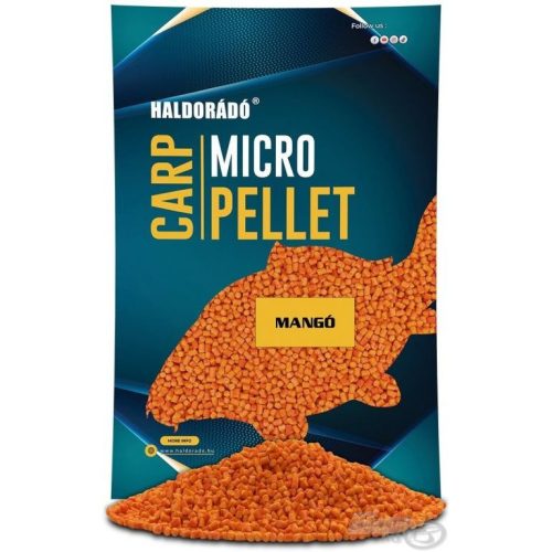 HALDORÁDÓ Carp Micro Pellet - Mangó 600g