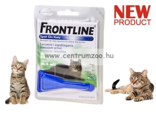 Frontline Spot On Kullancs És Bolha Elleni Csepp Macskáknak New