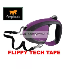   Ferplast Flippy Tech Deluxe Tape Large Purple Szalagos Póráz - Lila