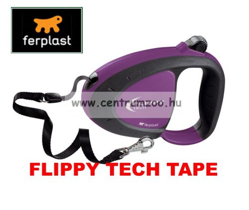 Ferplast Flippy Tech Deluxe Tape Large Purple Szalagos Póráz - Lila