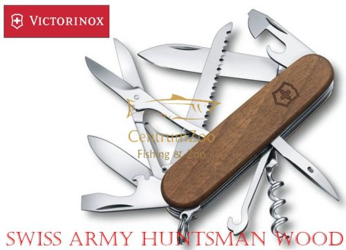 Victorinox Swissr Army Huntsman Wood Zsebkés Zsebkés, Svájci Bicska  1.3711.63