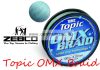 Zebco Topic Omx Braid 250m 0,28mm 18,5Kg Fonott Zsinór