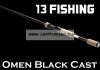 13Fishing Omen Black Cast 6’8 2,03M M 10-30G 1+1Részes (Obc68M2Bj)