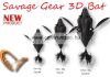 Savage Gear 3D Bat 10Cm 28G  Grey (57649) Denevér Formájú Műcsali