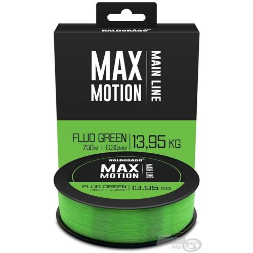 Haldorádó MAX MOTION Fluo Green 750m 0,35mm 13,95kg monofil zsinór