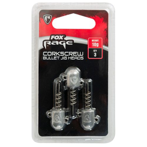 Fox Rage Corkscrew Bl Jig Heads 15G Bulk Speciális Ólom (Nck015)