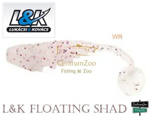 L&K Floating Shad Gumihal 4,5cm 5db csomagban - szín WR (87175-008)