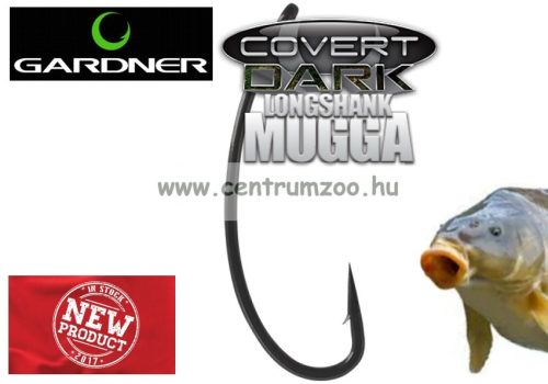 Gardner - Hook - Dark Longshank Covert Mugga  (Dlsmh) Több Méret