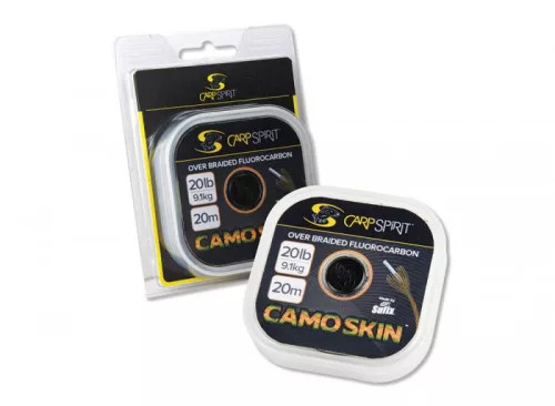 Carp Spirit Camo Skin 25lbs 11,3kg 20m Camo Green- Fonott Előkezsinór