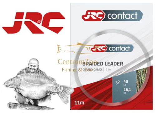 JRC Contact Braided Leader Combo Camo 11M 40Lb Horogelőke (1553985)