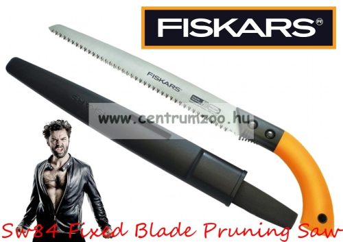 Fiskars Sw84 Fixed Blade Pruning Saw Long Ágfűrész Kirándulásra, Kertbe, Táborhelyek Kialakítására... 50Cm (123840)