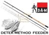 D.A.M Detek Method Feeder 12'  3.60M Up To 60G  M  3+3Rész Feeder Bot (70315)