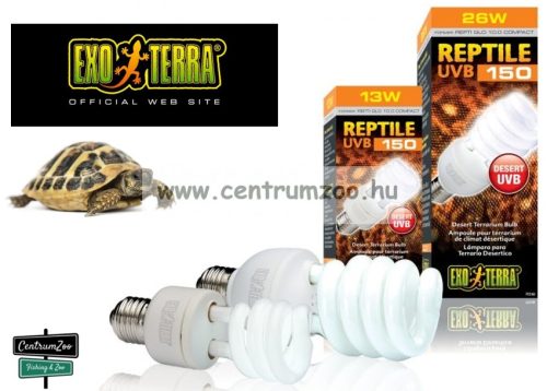 Hagen Exo Terra Reptile Uvb150 Izzó Sivatagi Terráriumokhoz - 13 W (Pt2188)