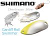 Shimano Cardiff Roll Swimmer Premium Plating 2.5g Chartreuse Silver 77T (5Vtrm25R77)
