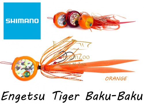 Shimano Engetsu Tiger Baku-Baku 62T Orange 120G  (59Vej412Qa1)