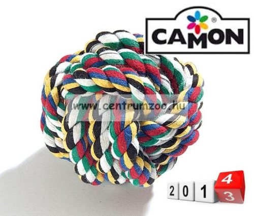 Camon Maxi Ball Tartós Fogtisztító Óriás Kötéllabda Játék  15Cm (A961/D)