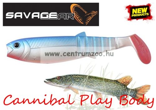 Savage Gear Lb Cannibal Play Body  8Cm Gumihal Blue Pearl (61847)