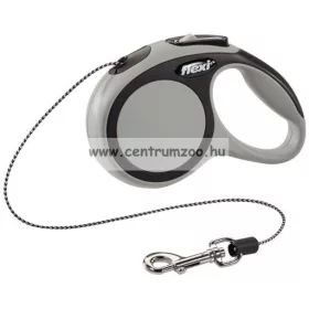 Flexi New Comfort Xs Cord Zsinóros Póráz 3M 8Kg - Grey