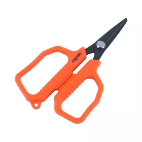   Rok Fishing SOFT Scissors - Puha szilikon markolatú olló - narancs (018014)