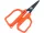 Rok Fishing SOFT Scissors - Puha szilikon markolatú olló - narancs (018014)