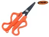 Rok Fishing SOFT Scissors - Puha szilikon markolatú olló - narancs (018014)