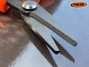 Rok Fishing SOFT Scissors - Puha szilikon markolatú olló - narancs (018014)