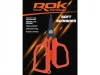 Rok Fishing SOFT Scissors - Puha szilikon markolatú olló - narancs (018014)